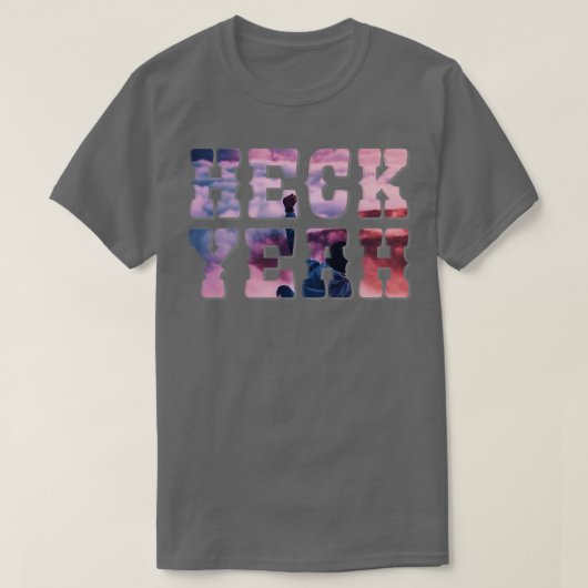 ヘック・イェー Tシャツ (デザイン正面)