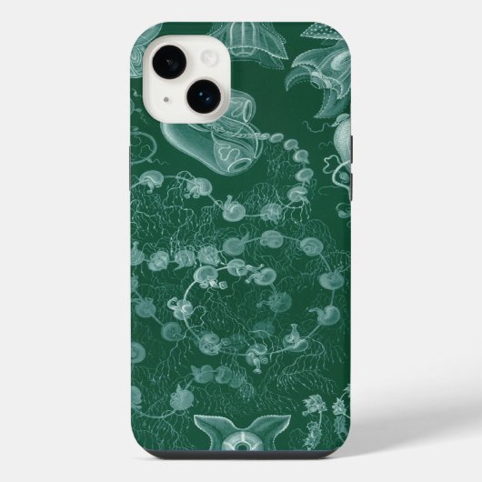 ヘッケルのヴィンテージ風デザイン iPhoneケース (裏面)