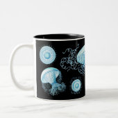 ヘッケルクラゲ ツートーンマグカップ (左)