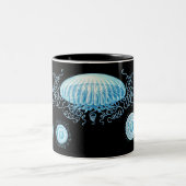 ヘッケルクラゲ ツートーンマグカップ (中央)
