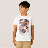 ヘッケルクラゲ Tシャツ (正面フル)