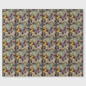 ヘッケルシーアネモン海ライフ自然アート絵画ズ ラッピングペーパー (フラット)