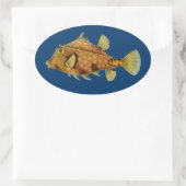 ヘッケルフィッシュ 楕円形シール (バッグ)