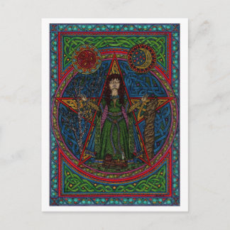 ヘッジウィッチペンタグラム001スペルクラフト ポストカード