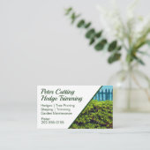 ヘッジカットとトリミング 名刺 (スタンド正面)