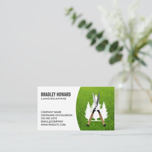 ヘッジクリッパー | 園芸用具 | 樹木 名刺 (スタンド正面)