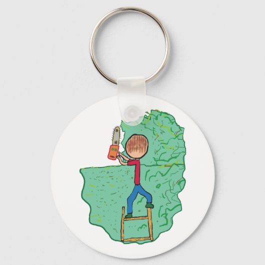 ヘッジトリミング キーホルダー (正面)