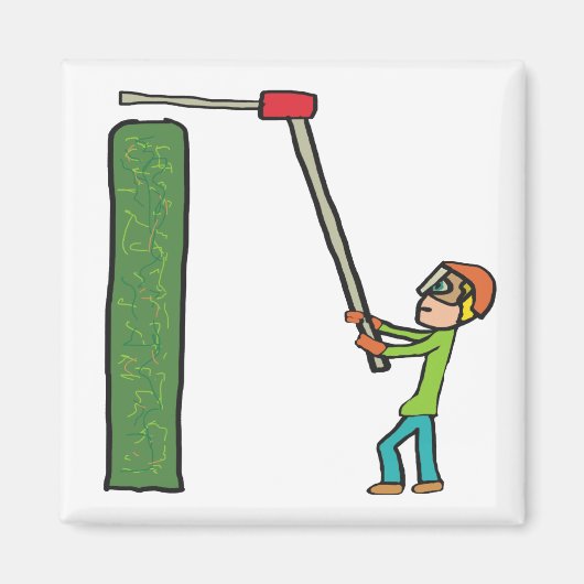 ヘッジトリミング マグネット (正面)