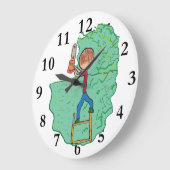 ヘッジトリミング ラージ壁時計 (傾斜)