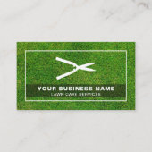 ヘッジバリカンガーデニング造園芝生気に 名刺 (正面)