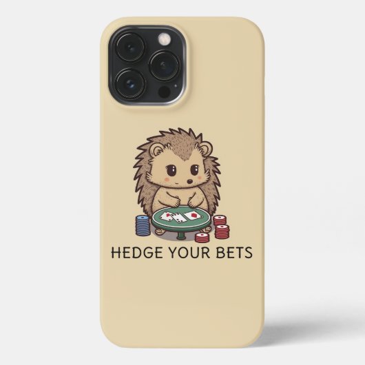 ヘッジベットHedgehogの電話ケース iPhoneケース (裏面)