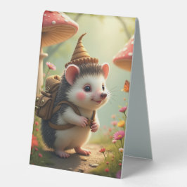 ヘッジホグよくはしゃぐアドベンチャー テーブルテントサイン