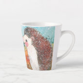 ヘッジホグイラストレーションスモールラテマグ カフェラテマグ (右)