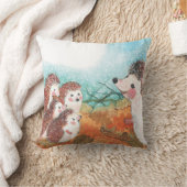 ヘッジホグイラストレーション クッション (ブランケット)