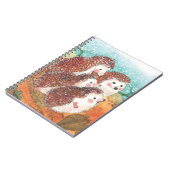 ヘッジホグイラストレーション ノートブック (左側)