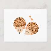 ヘッジホグイラストレーション ポストカード (正面)