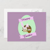 ヘッジホグイースターバニー シーズンポストカード (正面/裏面)
