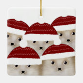 ヘッジホグスクエアセラミックオーナメント セラミックオーナメント (裏面)