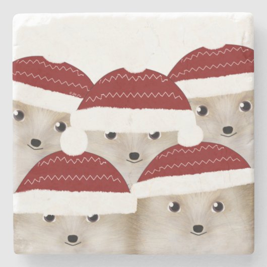 ヘッジホグスストーンコースター ストーンコースター (正面)