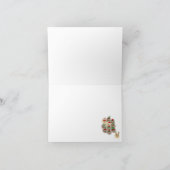 ヘッジホグズホリデイパーティノートカード シーズンカード (内部)