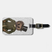 ヘッジホグライダーポートレート ラゲッジタグ (正面横)