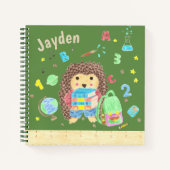 ヘッジホグ家庭用手書き練習帳 ノートブック (正面)