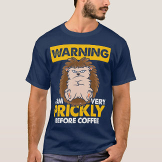 ヘッジホッグおもしろいコーヒードリンカー Tシャツ