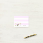 ヘッジホッグがポスト®ノートをパーソナライズ ポストイット (デスク上)