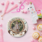 ヘッジホッグのフォトフレーム子供への誕生日パーティー ペーパープレート (パーティー)