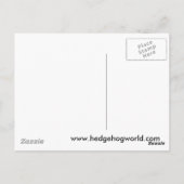 ヘッジホッグの絵はがき ポストカード (裏面)