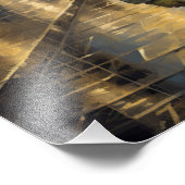 ヘッジホッグの霧の水の色デザイン フォトプリント            (角)