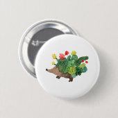 ヘッジホッグサボテンフラワーズ4 CF 缶バッジ (正面&裏面)