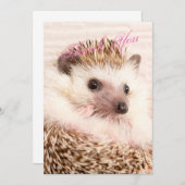 ヘッジホッグサンキューカード サンキューカード (正面/裏面)