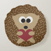 ヘッジホッグハグハート ラウンドクッション (裏面)