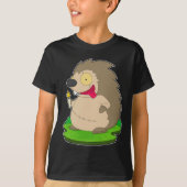 ヘッジホッグハロウィーンゾンビ Tシャツ (正面)