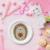 ヘッジホッグハート ペーパープレート (パーティー)