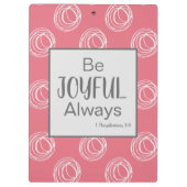 ヘッジホッグパタパーソナライズされたーン クリップボード (裏面)