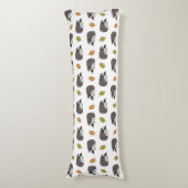 ヘッジホッグパターン体枕 ボディピロー (正面縦)