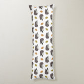 ヘッジホッグパターン体枕 ボディピロー (裏面 (縦))