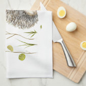 ヘッジホッグパーソナライズされたキッチンタオル キッチンタオル (四つ折り)