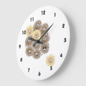 ヘッジホッグパーティー大時計 ラージ壁時計 (傾斜)