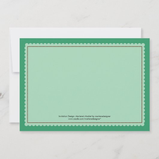 ヘッジホッグファミリーベビユニセックスーシャワー招待状 招待状 (裏面)