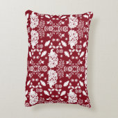 ヘッジホッグフォークアート アクセントクッション (裏面(縦))