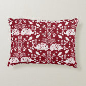 ヘッジホッグフォークアート アクセントクッション (裏面)