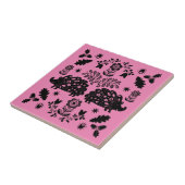 ヘッジホッグフォークアート タイル (側面)