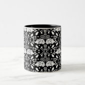 ヘッジホッグフォークアート ツートーンマグカップ (中央)