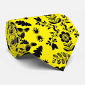 ヘッジホッグフォークアート ネクタイ (ロール)