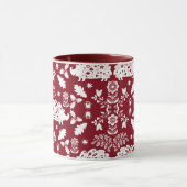 ヘッジホッグフォークアート マグカップ (中央)