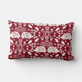 ヘッジホッグフォークアート ランバークッション (裏面)