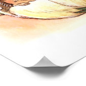 ヘッジホッグフラワーベビー ポスター (角)